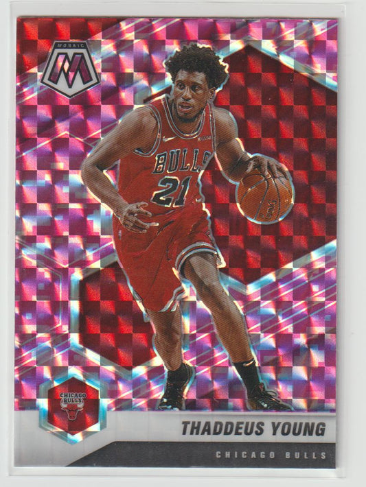 035 Thaddeus Young - Chicago Bulls Camo Pink