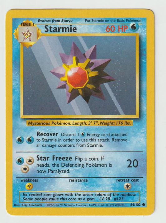 64/102: Starmie – Water – Common