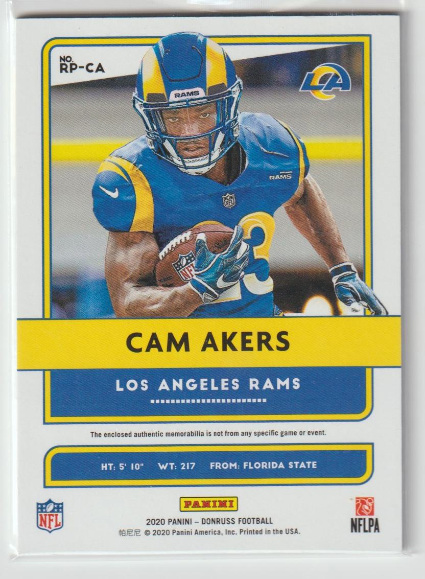 Rookie Phenoms RP-CA Cam Akers - Los Angeles Rams