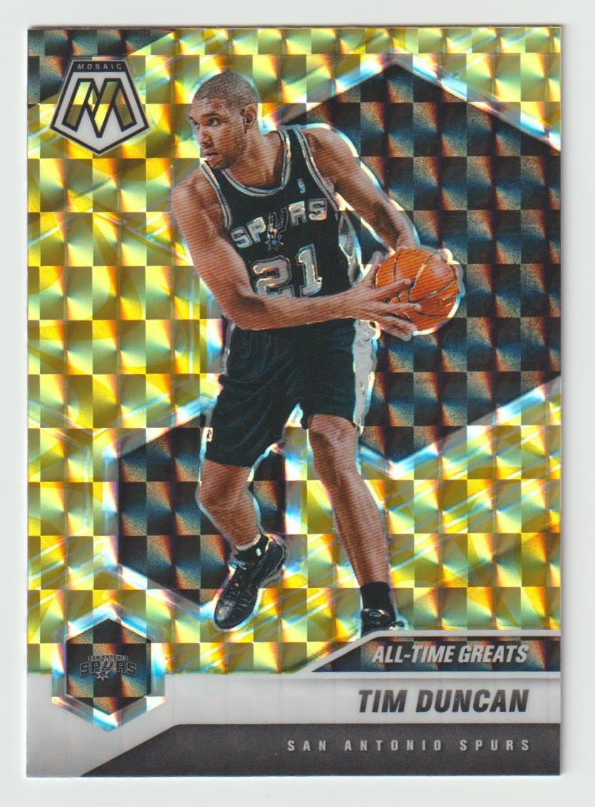 289 Tim Duncan San Antonio Spurs Reactive Yellow