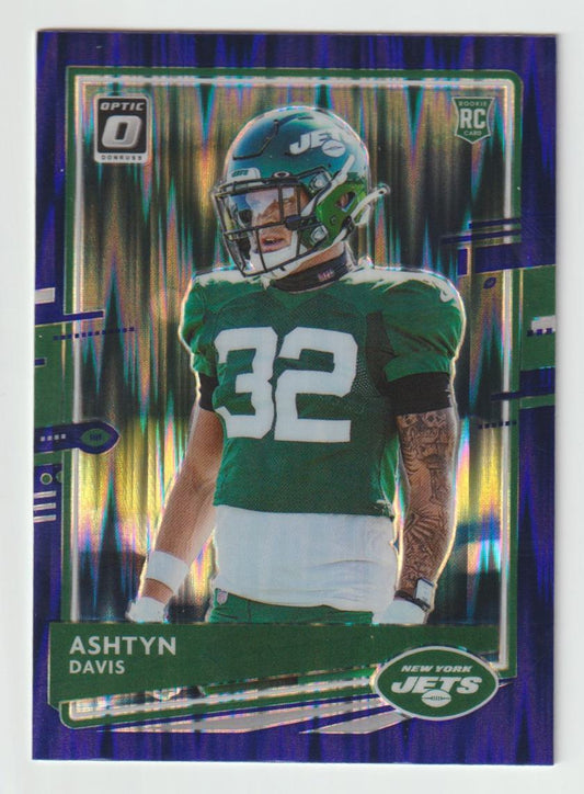 145 Ashtyn Davis - New York Jets Purple Shock