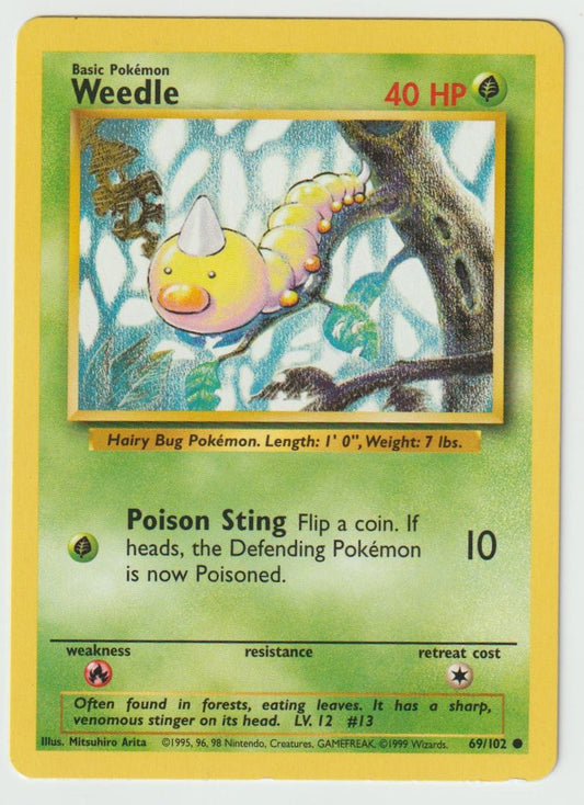 69/102: Weedle – Grass – Common