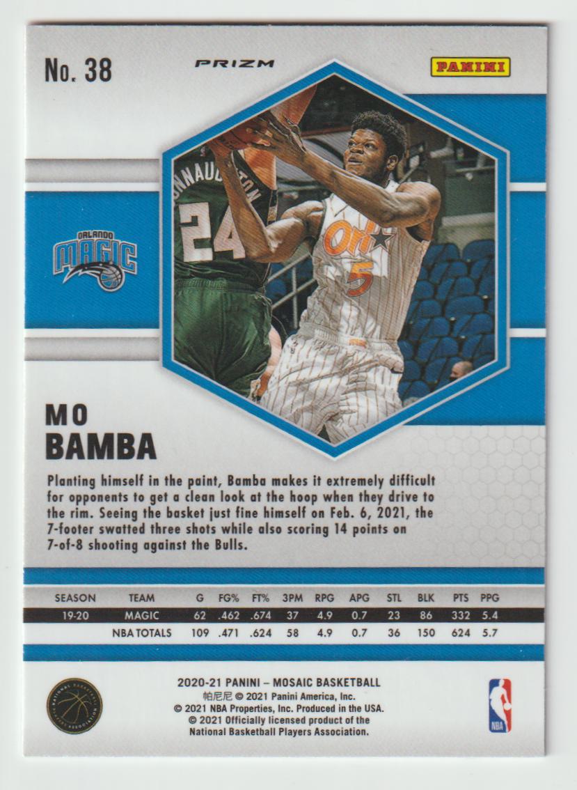 038 Mo Bamba - Orlando Magic Camo Pink