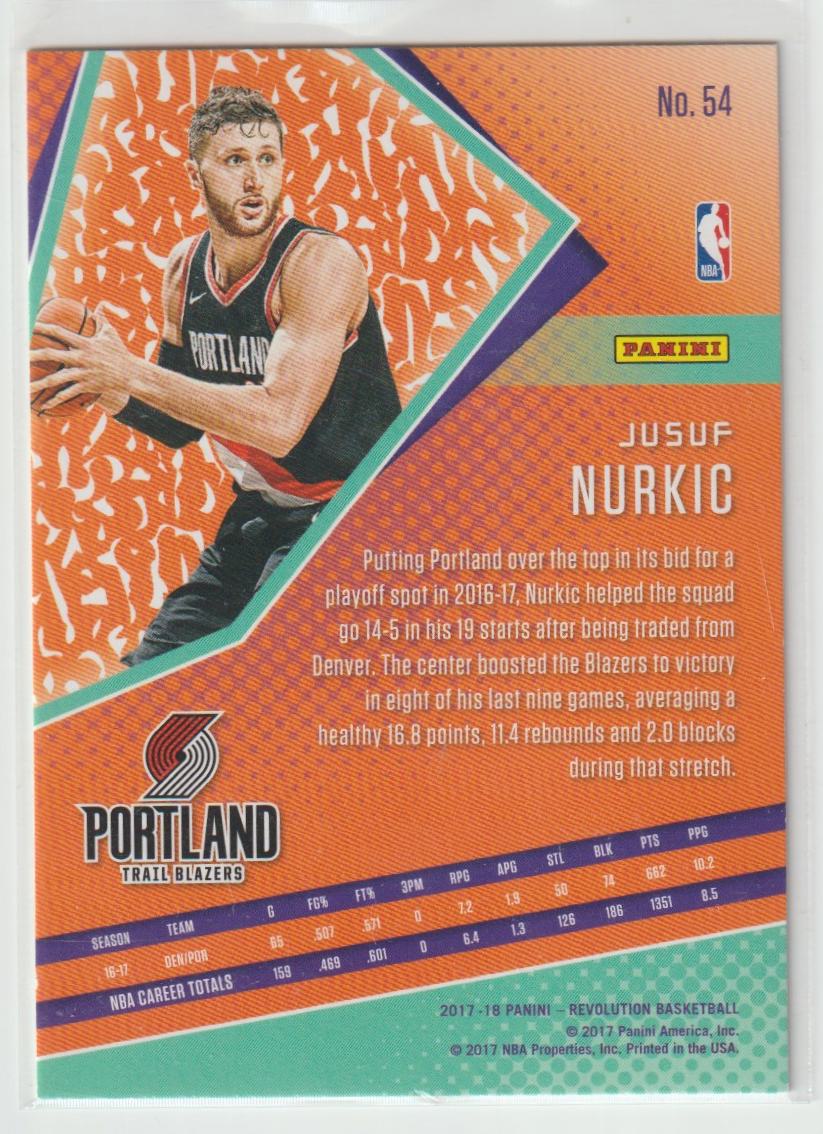 054 Jusuf Nurkic Portland Trail Blazers Chinese New Year