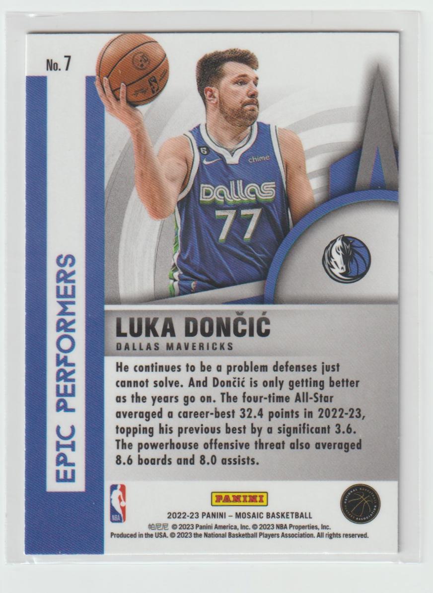 Epic Performers 007 Luka Doncic Dallas Mavericks