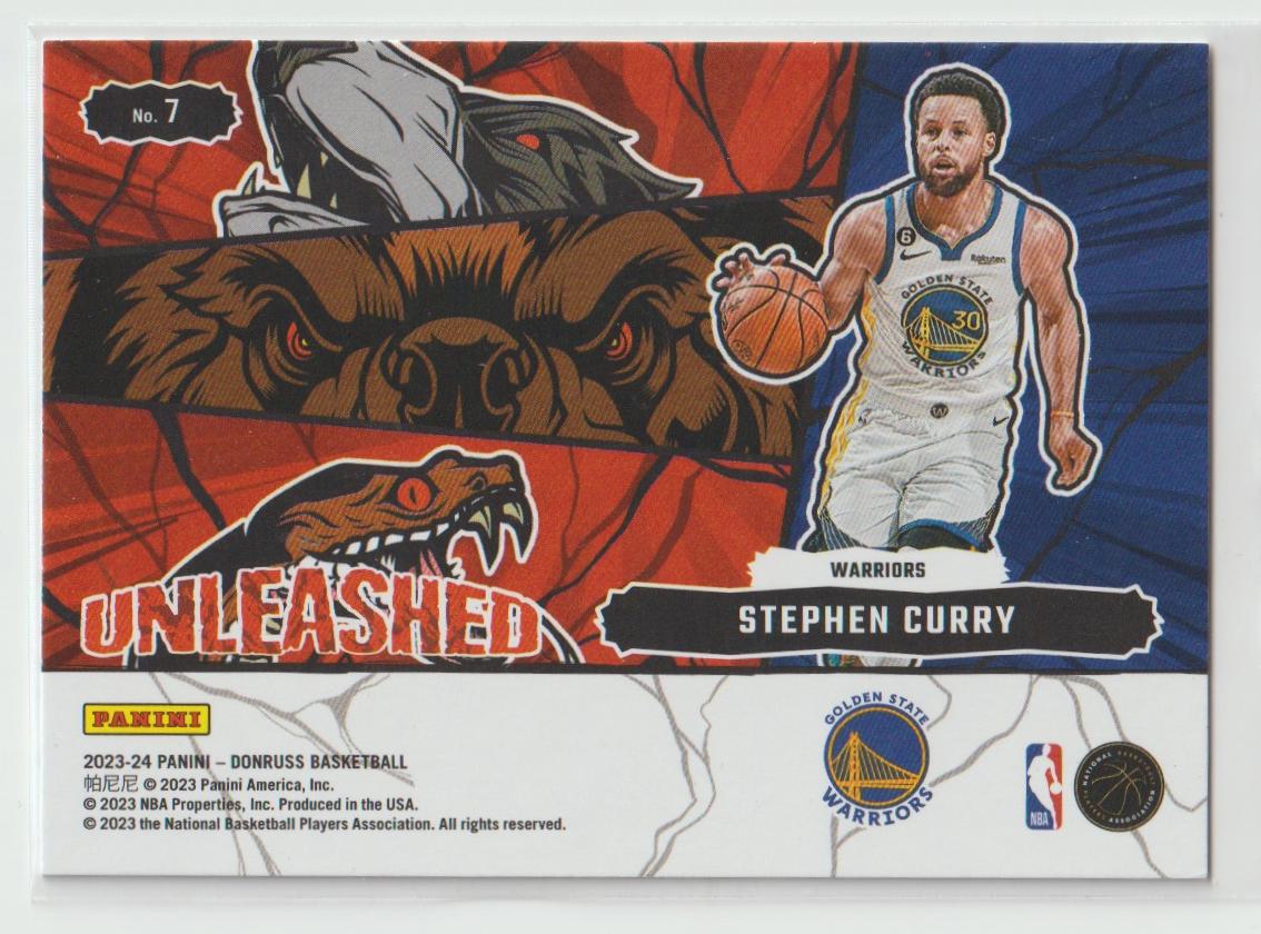 Unleashed 007 Stephen Curry Golden State Warriors