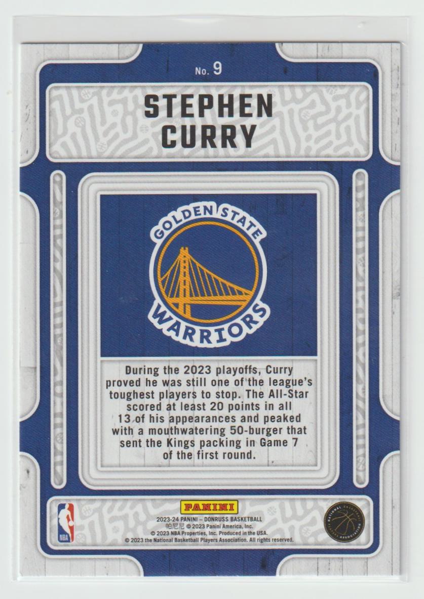 Hardwood Masters 009 Stephen Curry Golden State Warriors