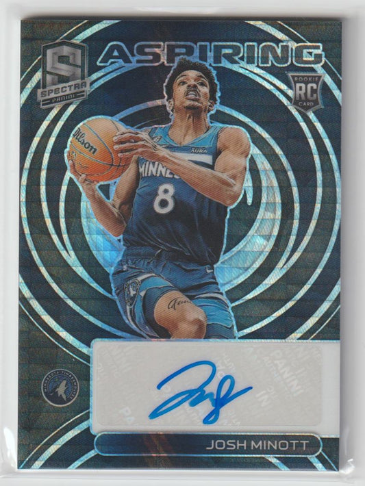 AA-JMT Josh Minott - Minnesota Timberwolves Aspiring  Autographs Asia Parallel