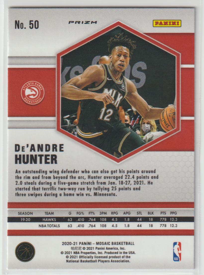 050 De'Andre Hunter - Atlanta Hawks Mosaic