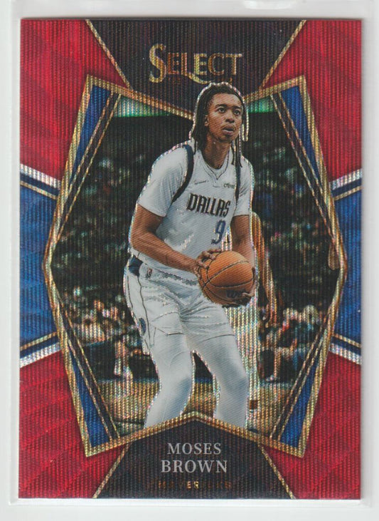 177 Moses Brown - Dallas Mavericks Red Wave