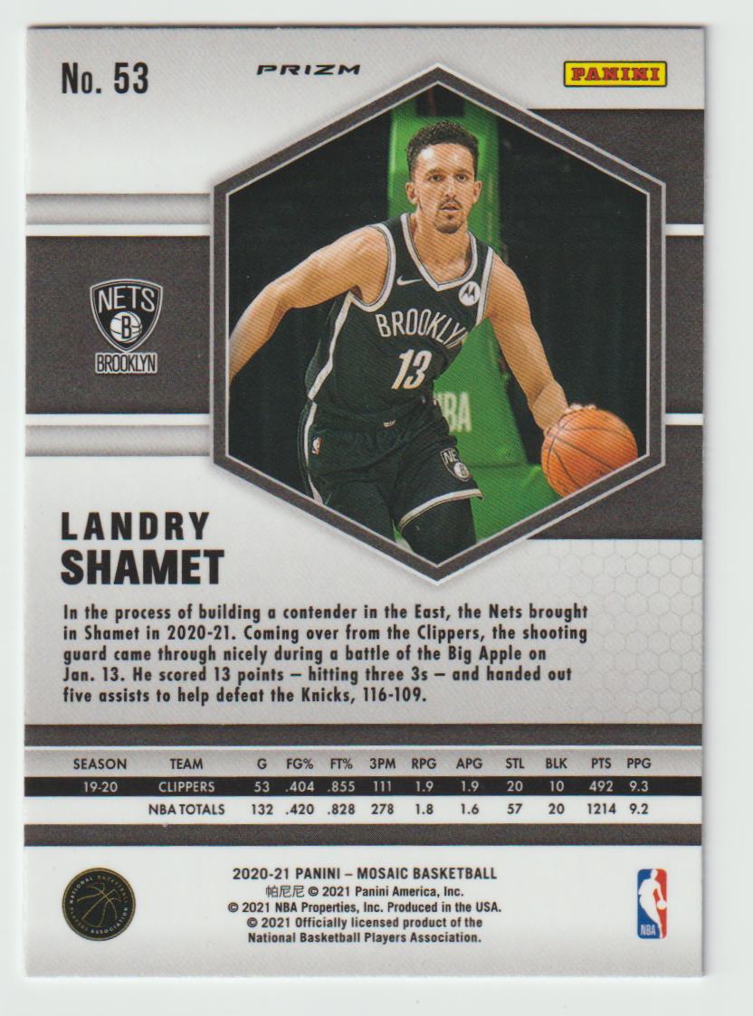 053 Landry Shamet - Brooklyn Nets Red Wave