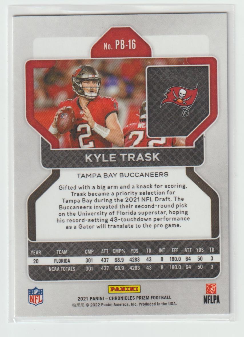 PB-16 Kyle Trask - Tampa Bay Buccaneers