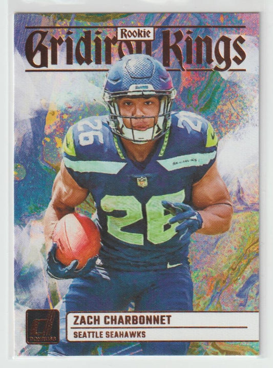 RGK-15 Zach Charbonnet - Seattle Seahawks Rookie Gridiron Kings