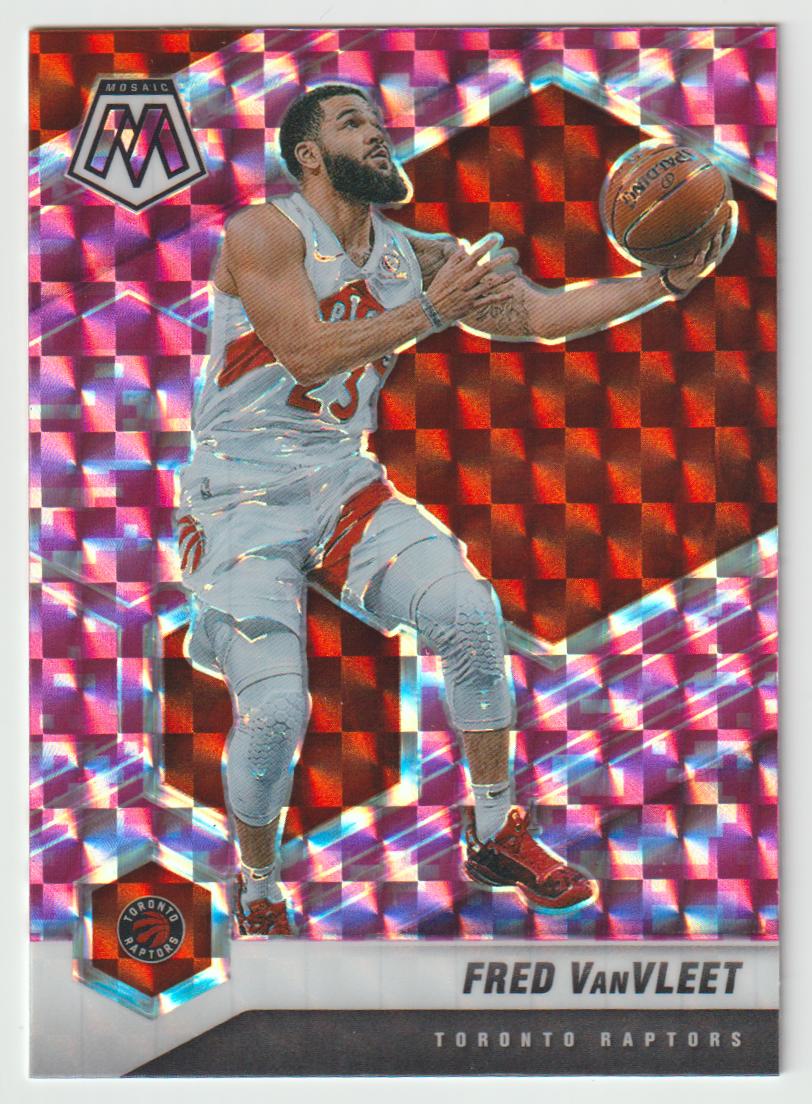 057 Fred VanVleet - Toronto Raptors Camo Pink