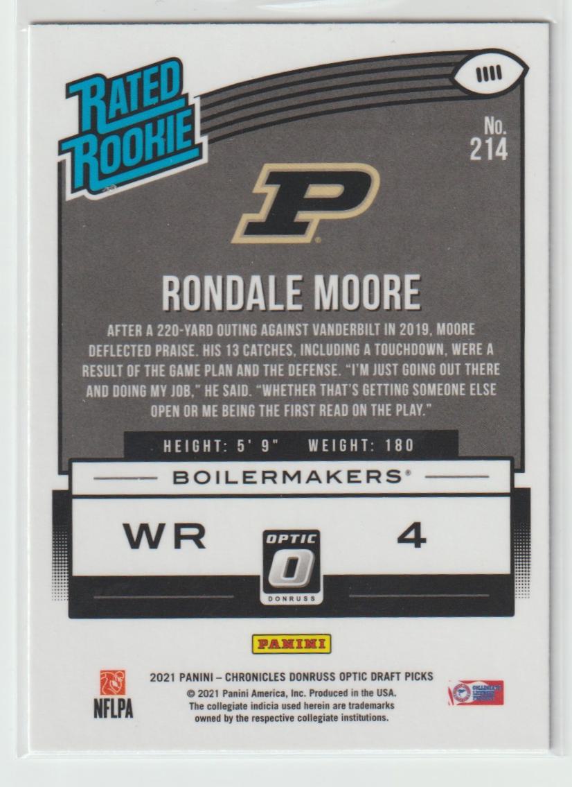214 Rondale Moore - Purdue Boilermakers
