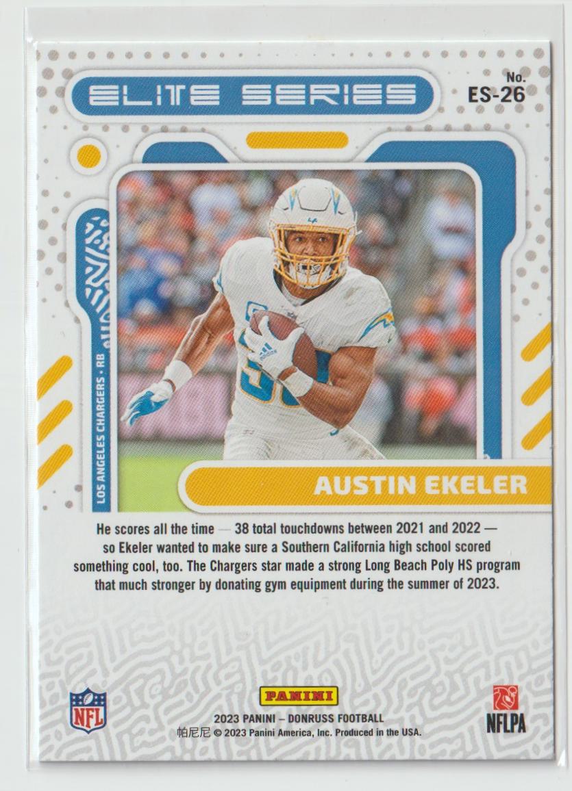 Elite Series 026 Austin Ekeler - Los Angeles Chargers