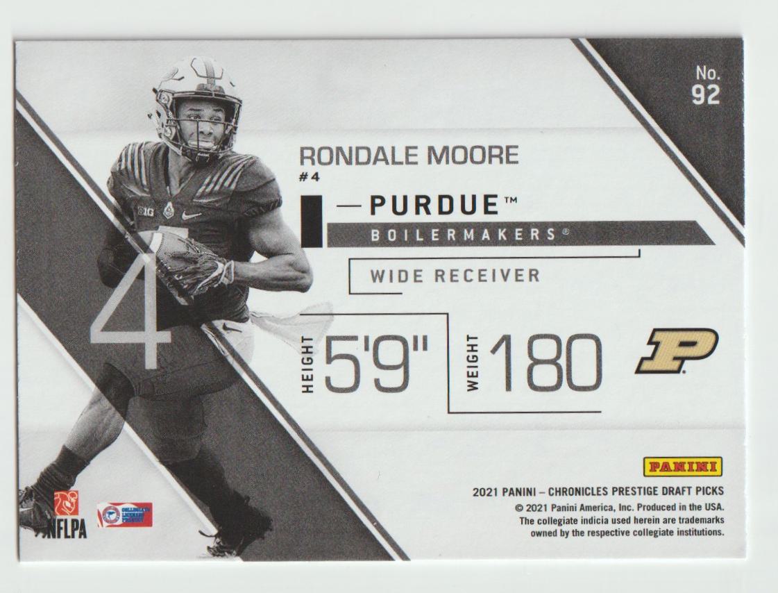 092 Rondale Moore - Purdue Boilermakers