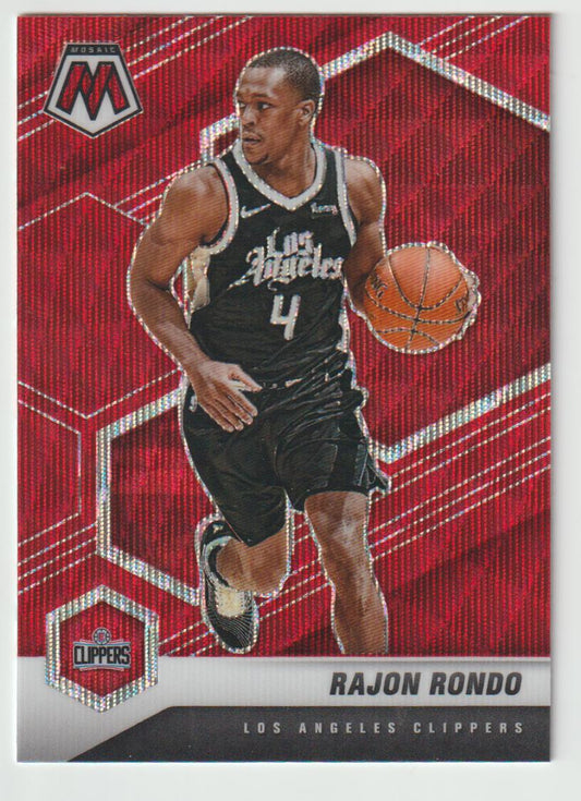 061 Rajon Rondo - Los Angeles Clippers Red Wave