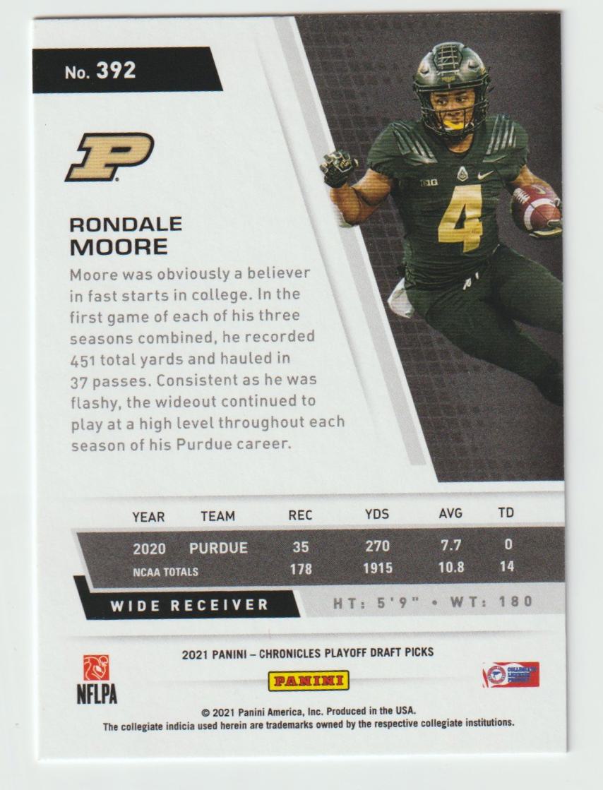 392 Rondale Moore - Purdue Boilermakers