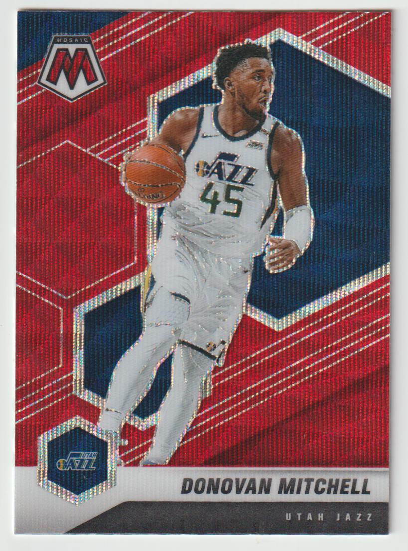 064 Donovan Mitchell - Utah Jazz Red Wave