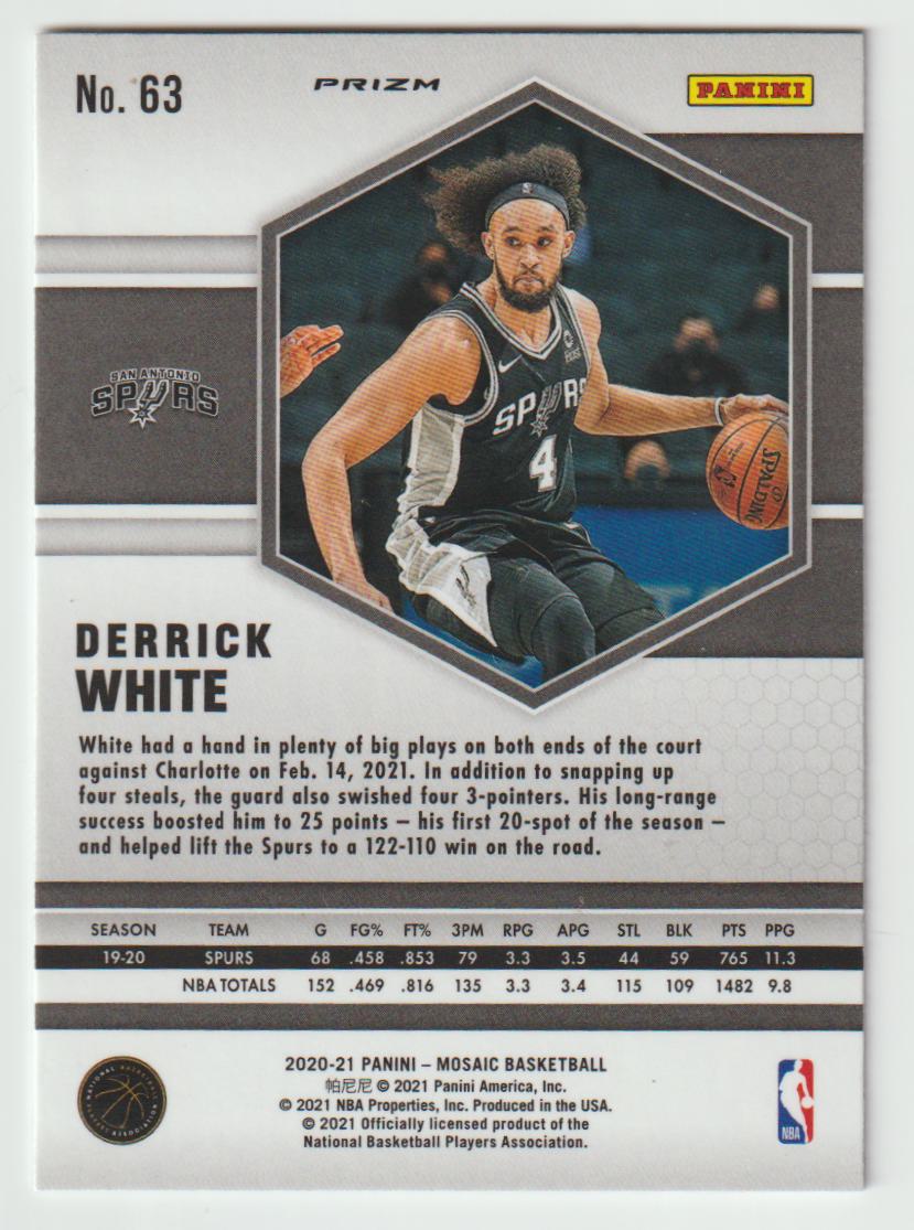 063 Derrick White - San Antonio Spurs Silver