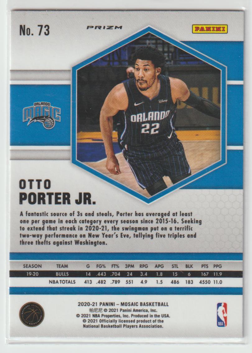 073 Otto Porter Jr. - Orlando Magic Camo Pink