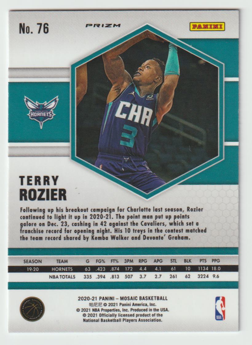 076 Terry Rozier - Charlotte Hornets Green