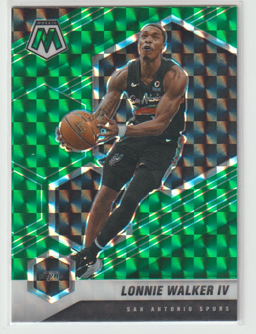 079 Lonnie Walker IV - San Antonio Spurs Green