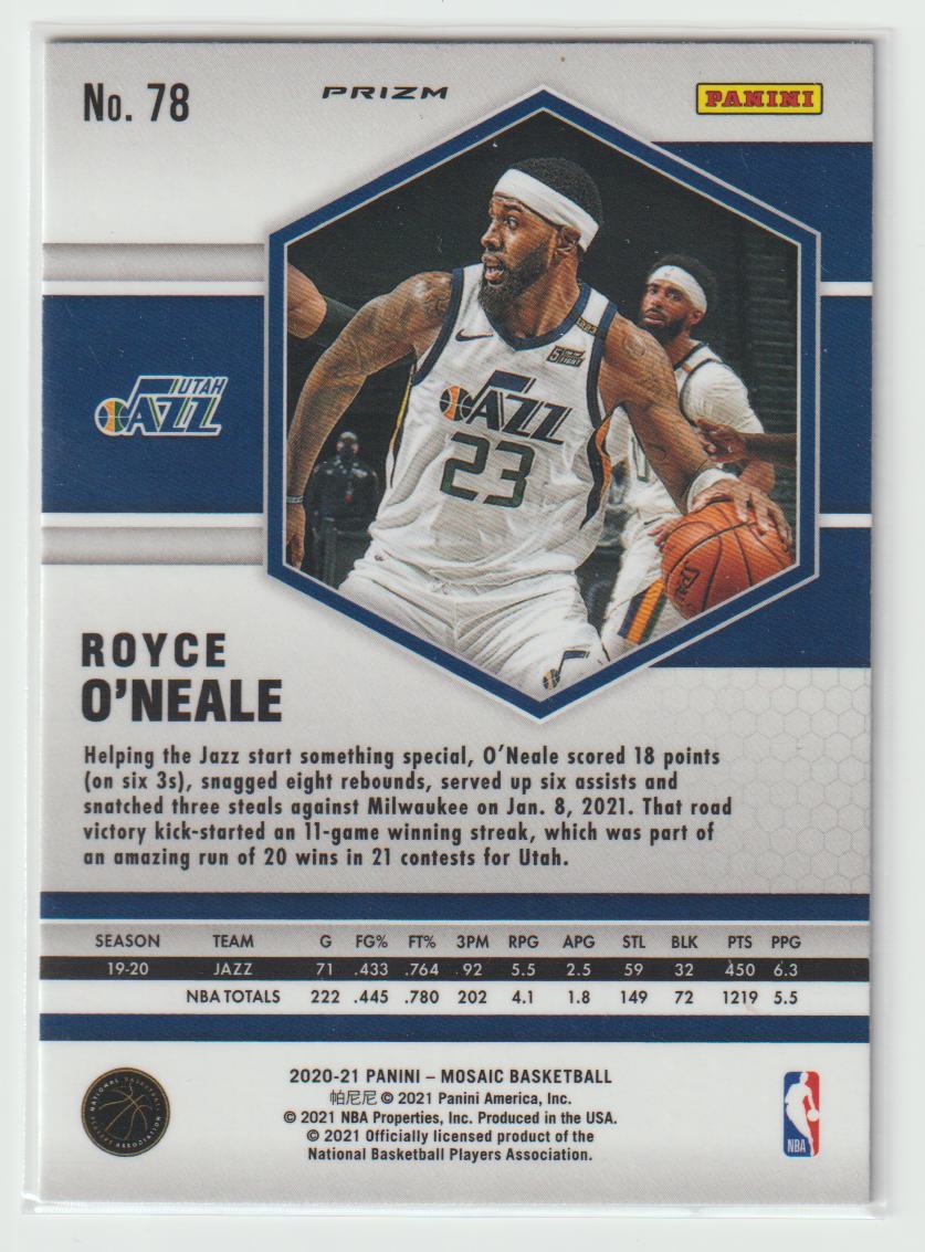 078 Royce O'Neale - Utah Jazz Mosaic