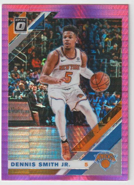 053 Dennis Smith Jr. - New York Knicks Hyper Pink Prizm