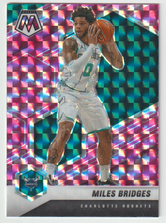 090 Miles Bridges - Charlotte Hornets Camo Pink