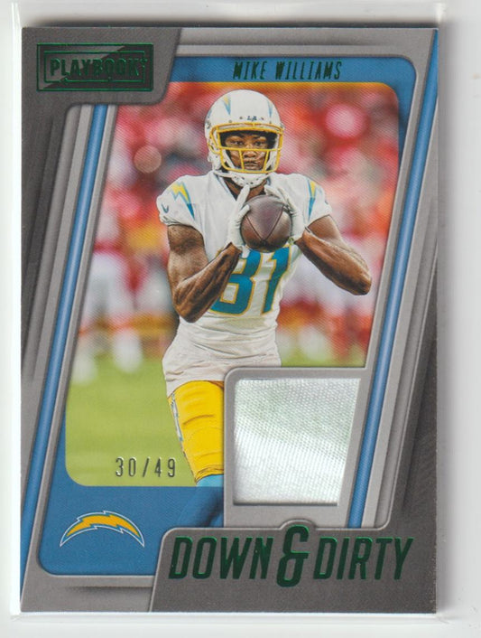 Down & Dirty DD-12 Mike Williams LA Chargers Green 30/49