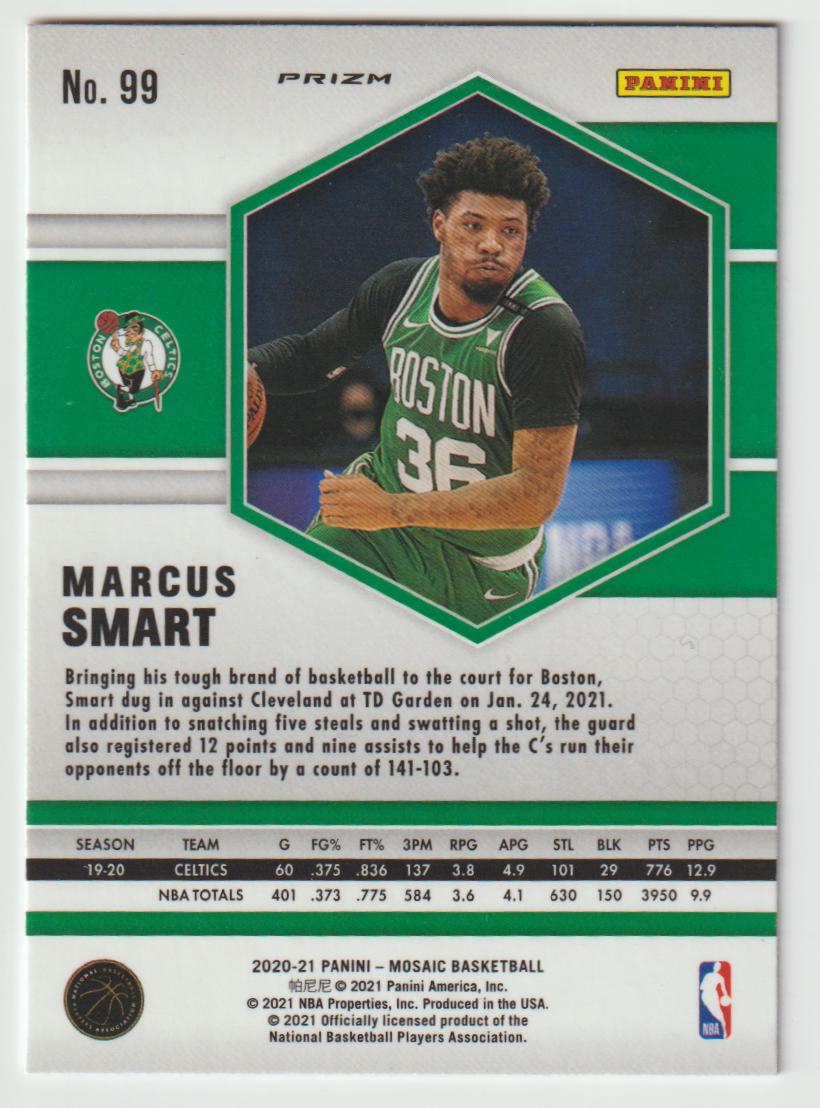 099 Marcus Smart - Boston Celtics Camo Pink