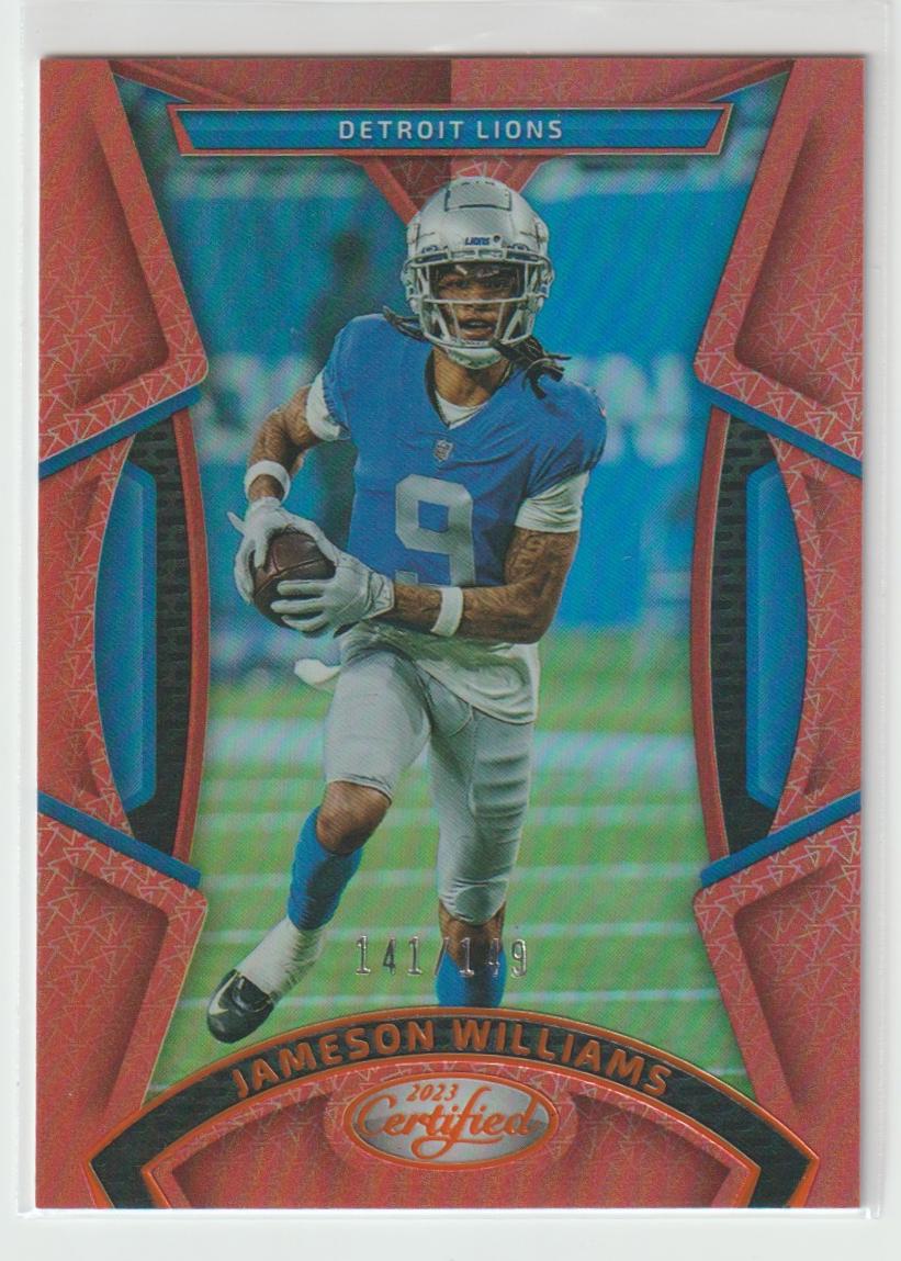 067 Jameson Williams - Detroit Lions Orange 141/149