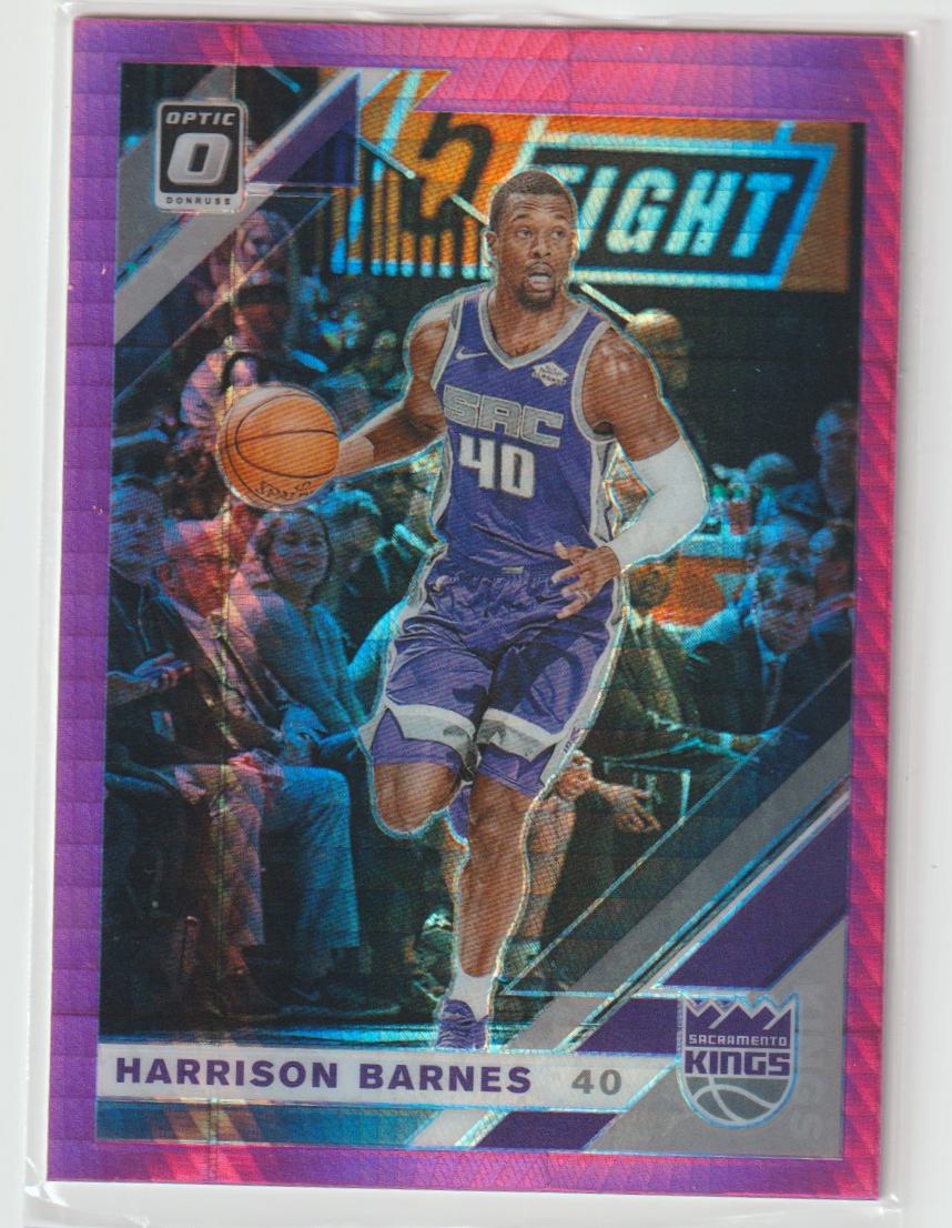 077 Harrison Barnes - Sacramento Kings Hyper Pink Prizm