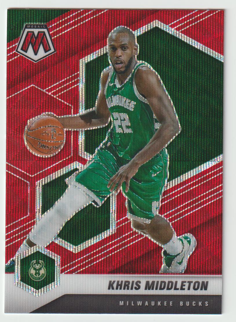 105 Khris Middleton - Milwaukee Bucks Red Wave