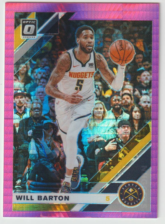 076 Will Barton - Denver Nuggets Hyper Pink Prizm