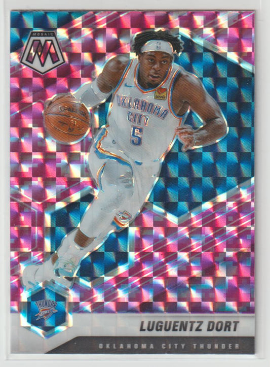 112 Luguentz Dort - Oklahoma City Thunder Camo Pink