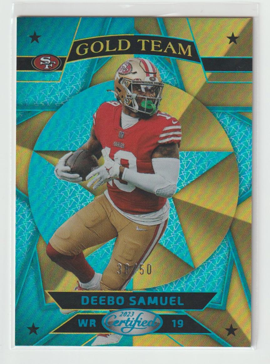 Gold Team GT-15 Deebo Samuel - San Francisco 49ers Teal 38/50