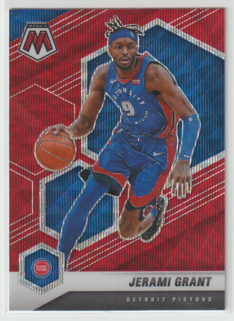 116 Jerami Grant - Detroit Pistons Red Wave