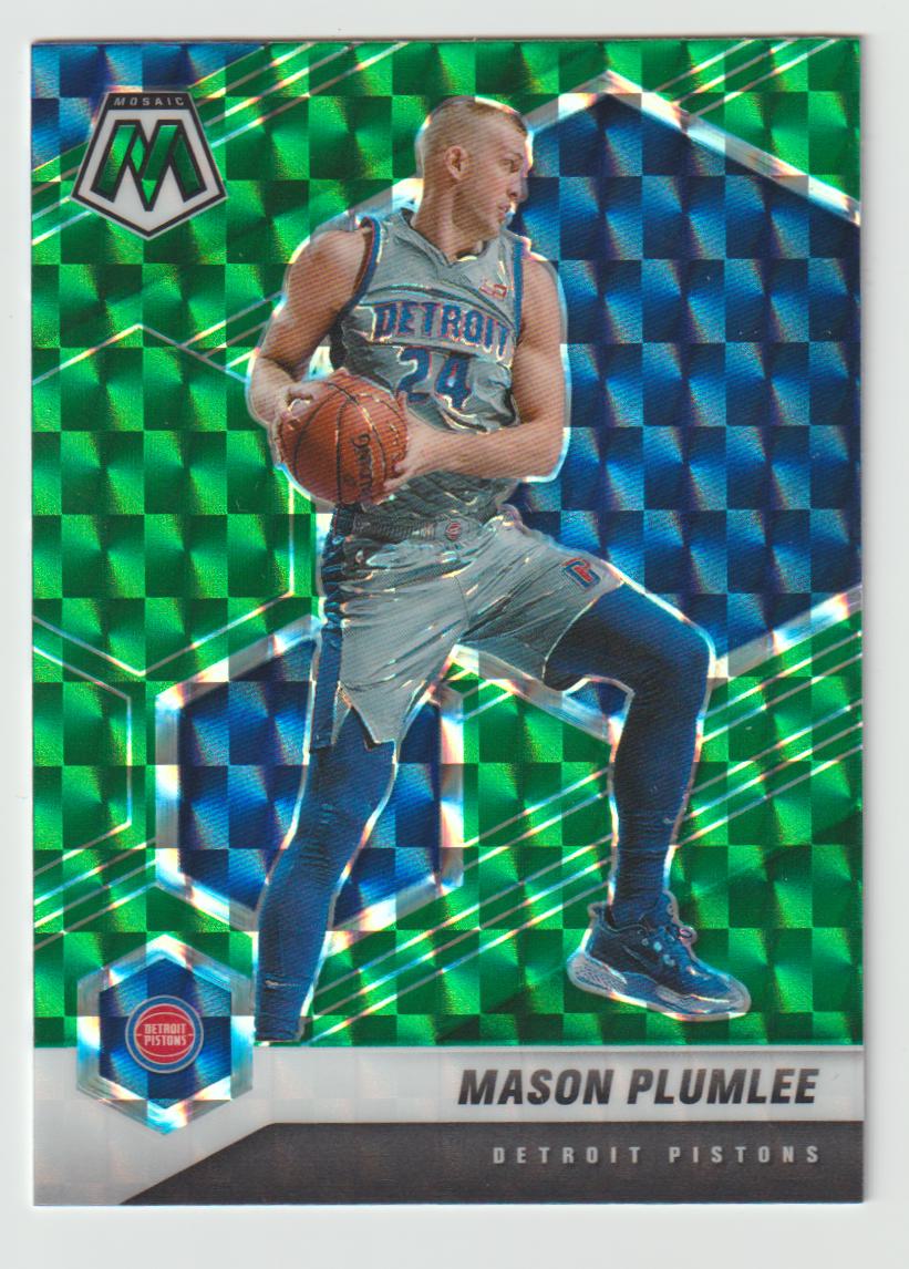 118 Mason Plumlee - Detroit Pistons Green