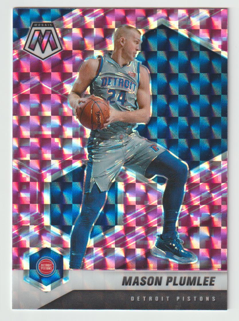 118 Mason Plumlee - Detroit Pistons Camo Pink