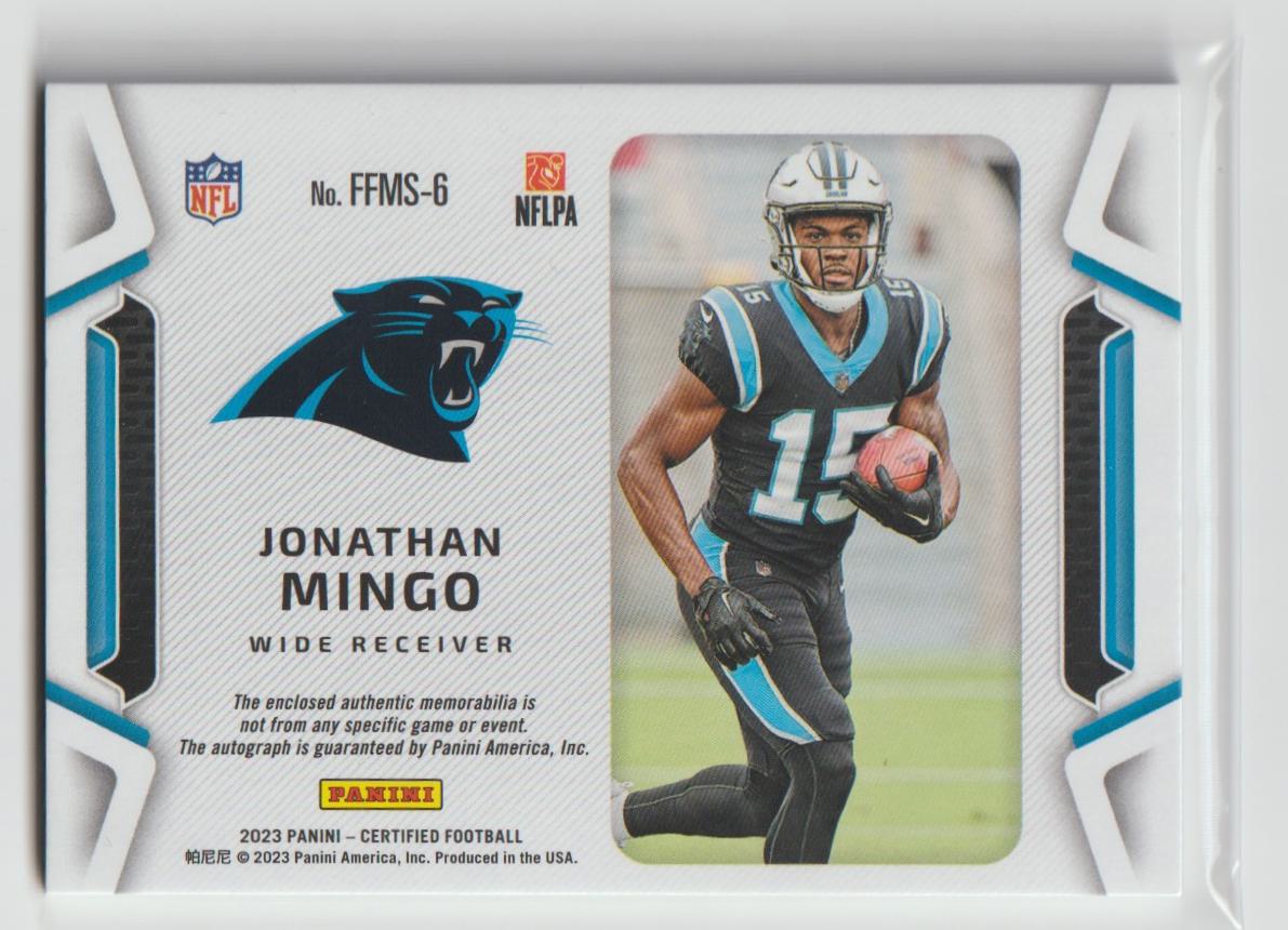 Freshman Fabric FFMS-6 Jonathan Mingo - Carolina Panthers Blue 53/99