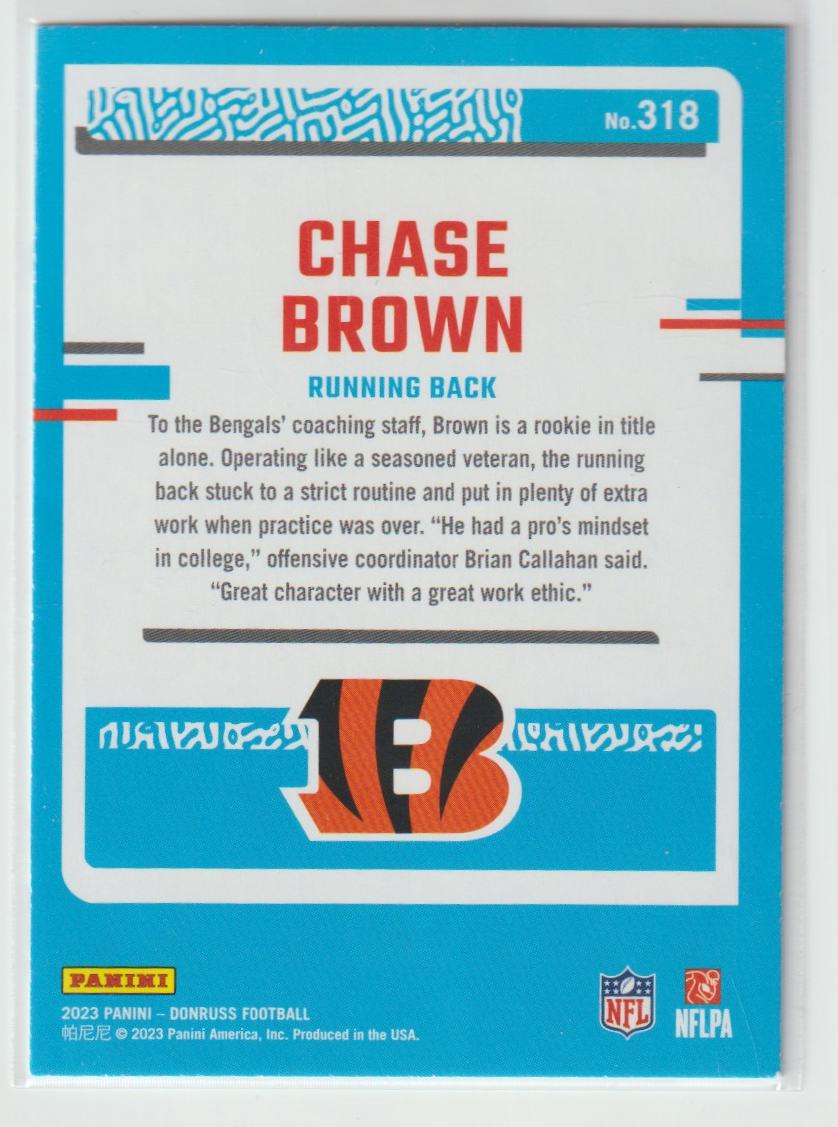 318 Chase Brown, Cincinnati Bengals
