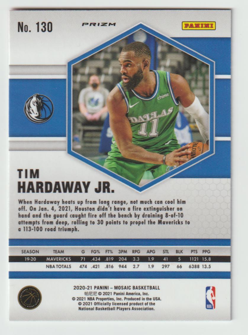 130 Tim Hardaway Jr. - Dallas Mavericks Camo Pink