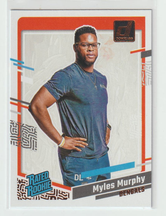 Rated Rookie Portraits 48 Myles Murphy, Cincinnati Bengals