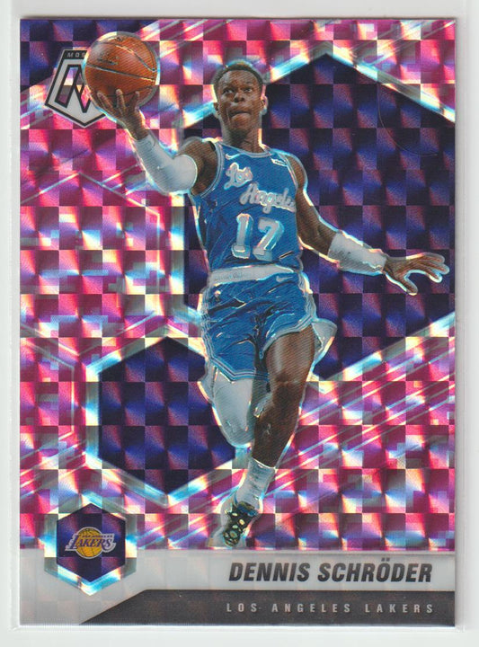 131 Dennis Schroder - Los Angeles Lakers Camo Pink