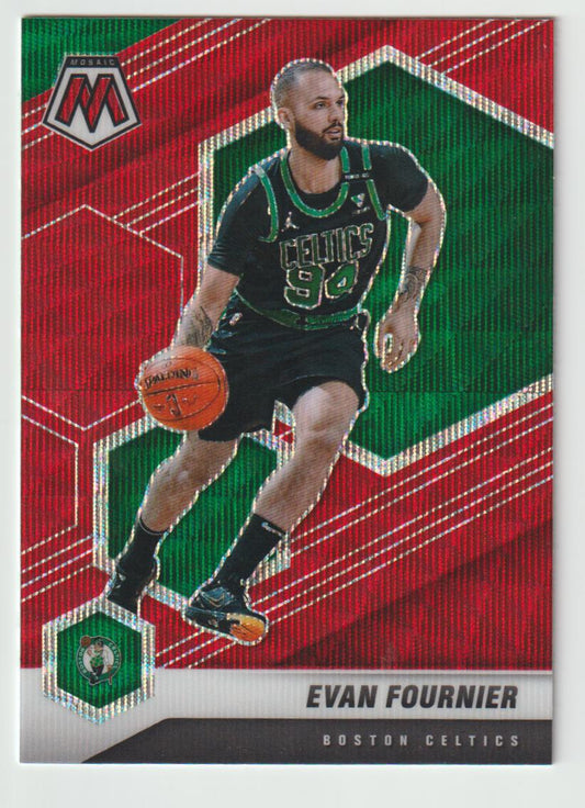 132 Evan Fournier - Boston Celtics Red Wave