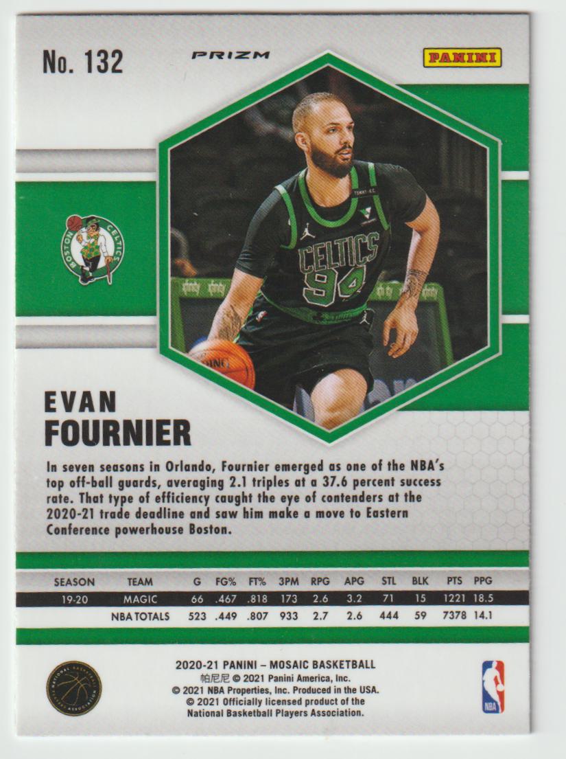 132 Evan Fournier - Boston Celtics Green