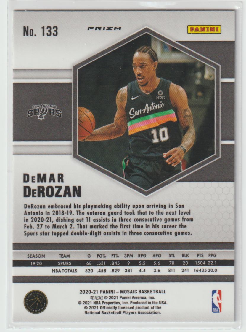 133 DeMar DeRozan - San Antonio Spurs Green